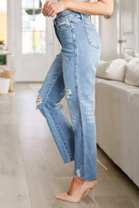 Nora High Rise Rigid Magic Destroy Slim Straight Jeans Womens Ave Shops 