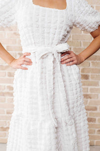 On Cloud Nine Bubble Midi Dress Dresses Ave Shops 
