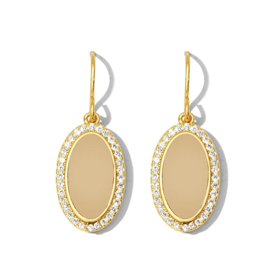 Pave Colorful Oval Earrings Earrings Splendid Iris 