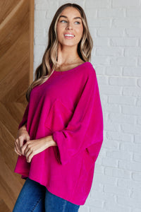 Pink Thoughts Chenille Blouse Blouses Ave Shops 