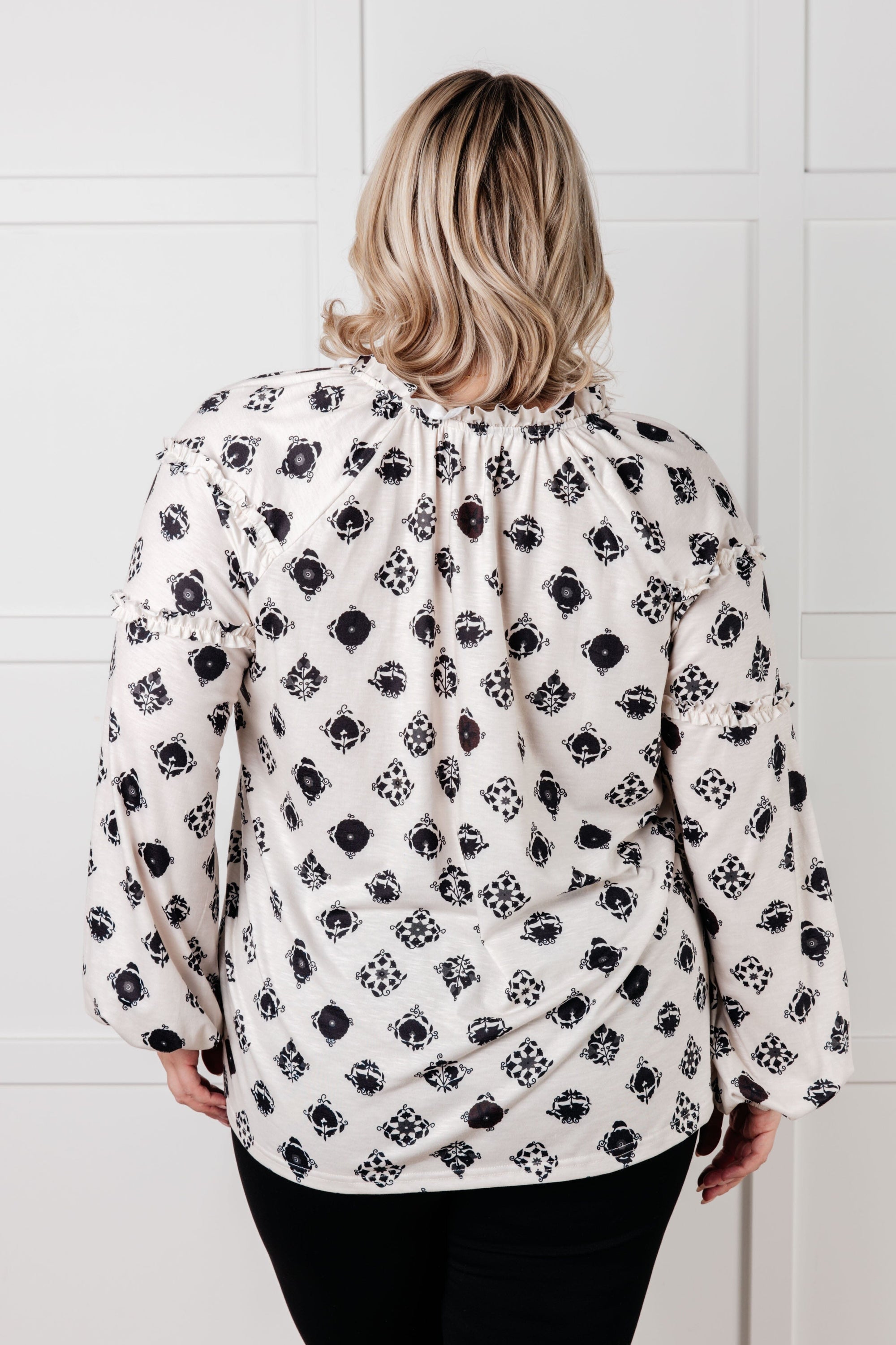 Quick Follow Up Floral Tile Blouse Blouses Ave Shops 