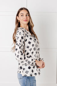 Quick Follow Up Floral Tile Blouse Blouses Ave Shops 