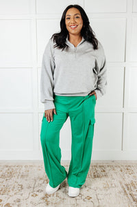 Race to Relax Cargo Pants in Emerald Green Bottoms Ave Shops 