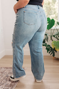 Ramona High Rise Rigid Magic Destroyed Straight Jeans Womens Ave Shops 