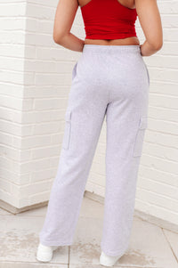 Run, Don't Walk Cargo Sweatpants in Grey Athleisure Ave Shops 