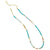 Seed Bead, Pearl and Bead Necklaces Necklace Splendid Iris Teal 