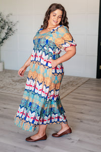 Shaping Reality V-Neck Balloon Sleeve Dress Dresses Ave Shops 