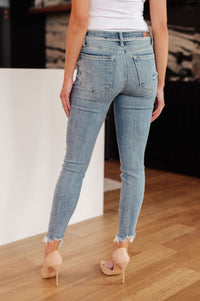 Sherry Mid Rise Release Waistband Detail Skinny Womens Ave Shops 
