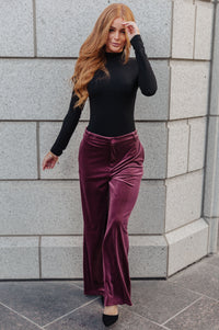 Simple Situation Mock Neck Bodysuit Womens Ave Shops 