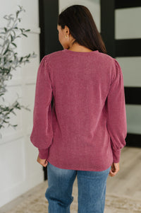 Simply Styled Balloon Sleeve Knit Top Womens Ave Shops 