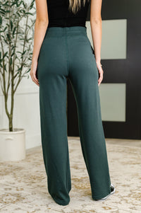 Slow Mornings High Waisted Sweats in Jungle Green Womens Ave Shops 