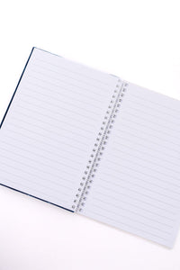Spiral Writing Notebook in Blue Marble Womens Ave Shops 