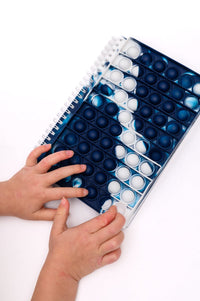 Spiral Writing Notebook in Blue Marble Womens Ave Shops 
