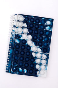 Spiral Writing Notebook in Blue Marble Womens Ave Shops 