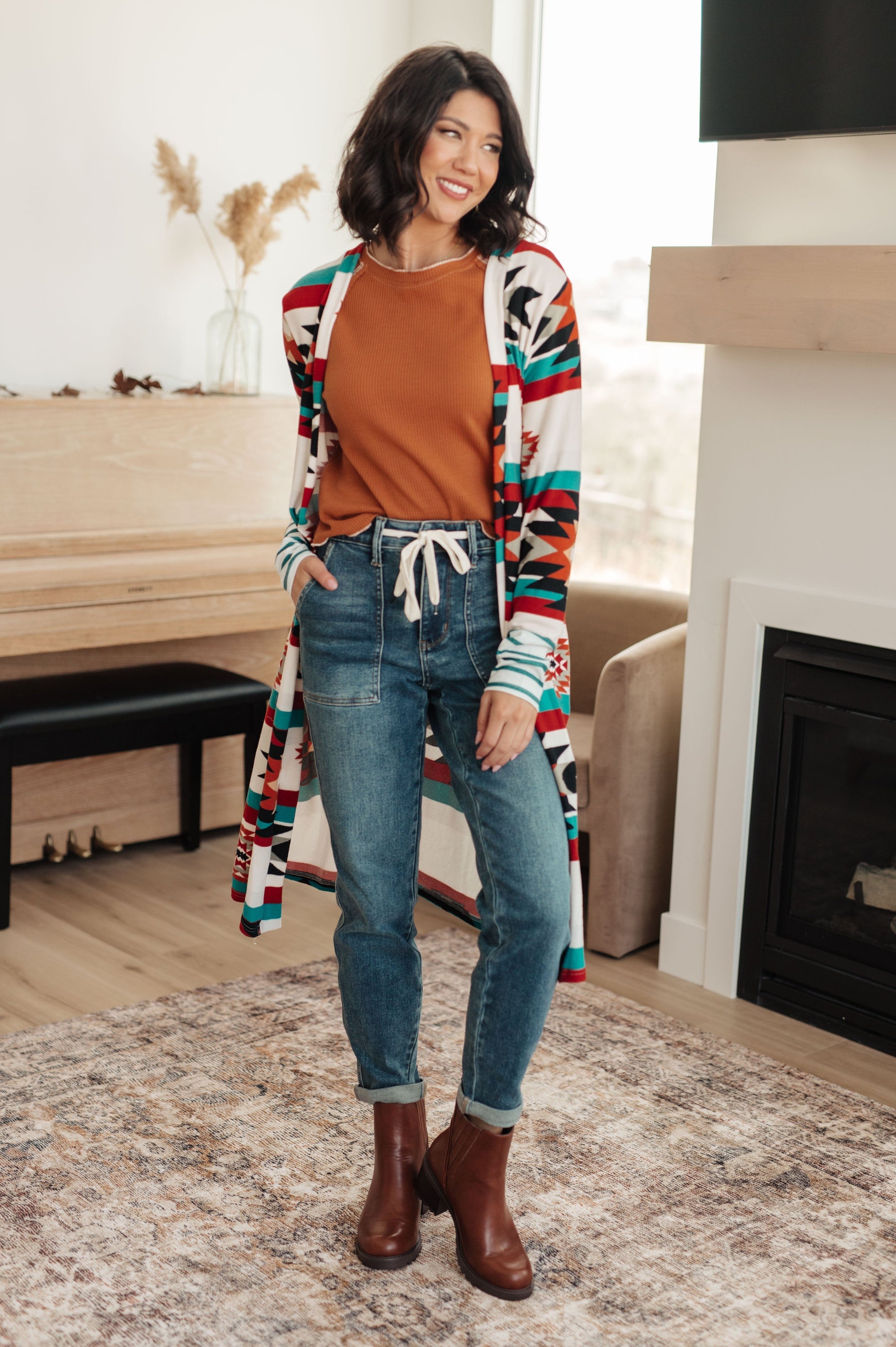 Stitch In Time Waffle Knit Top Tops Ave Shops 