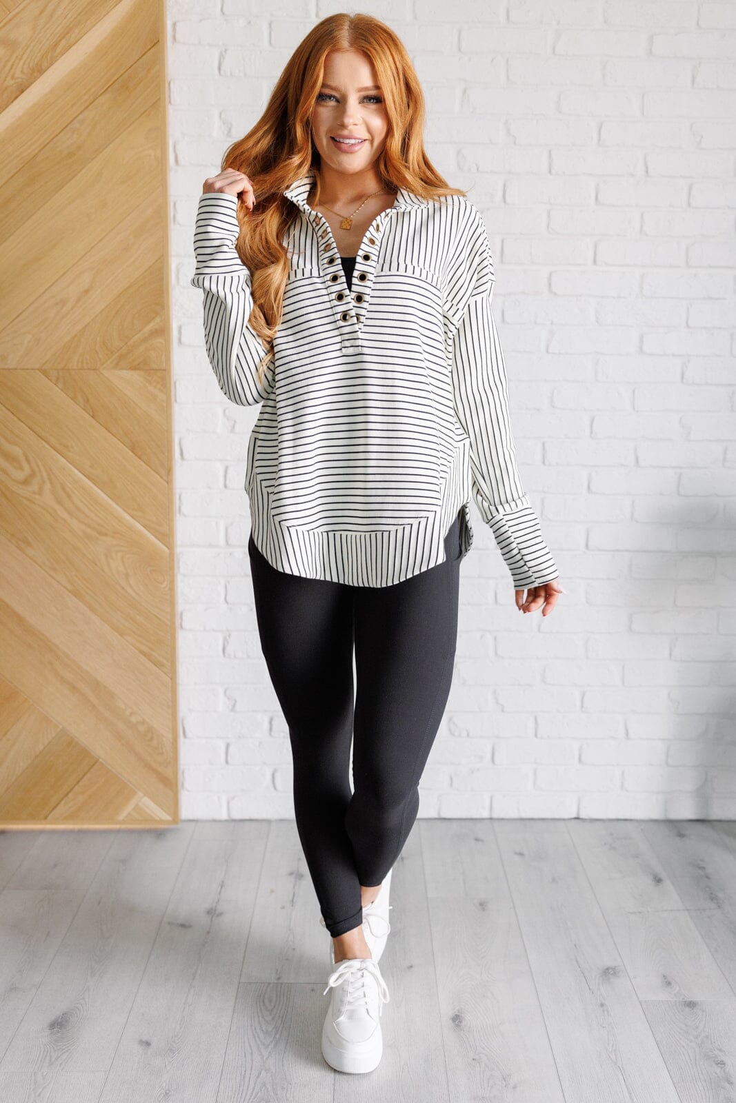 Striped Serendipity Pullover Tops Ave Shops 