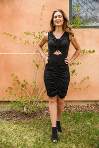 Summer Nights Black Dress Womens Ave Shops 