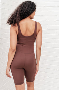 Sun Salutations Body Suit in Java Athleisure Ave Shops 