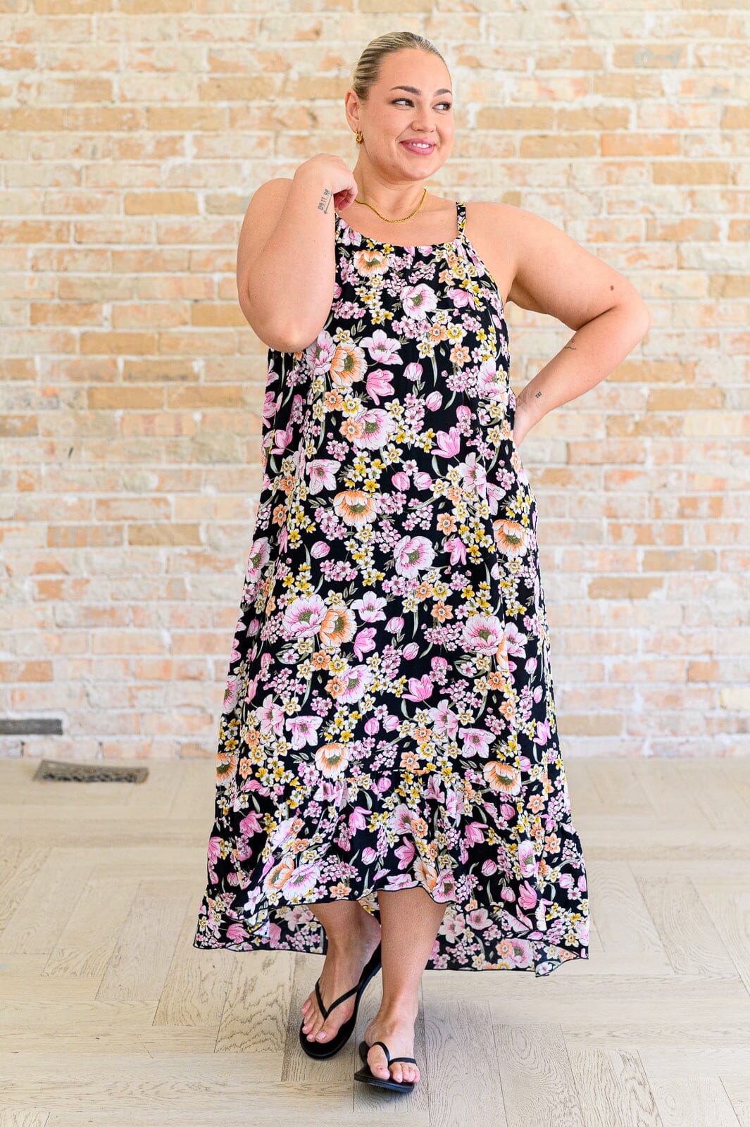 Sunny Side of Life Halter Top Dress Dresses Ave Shops 