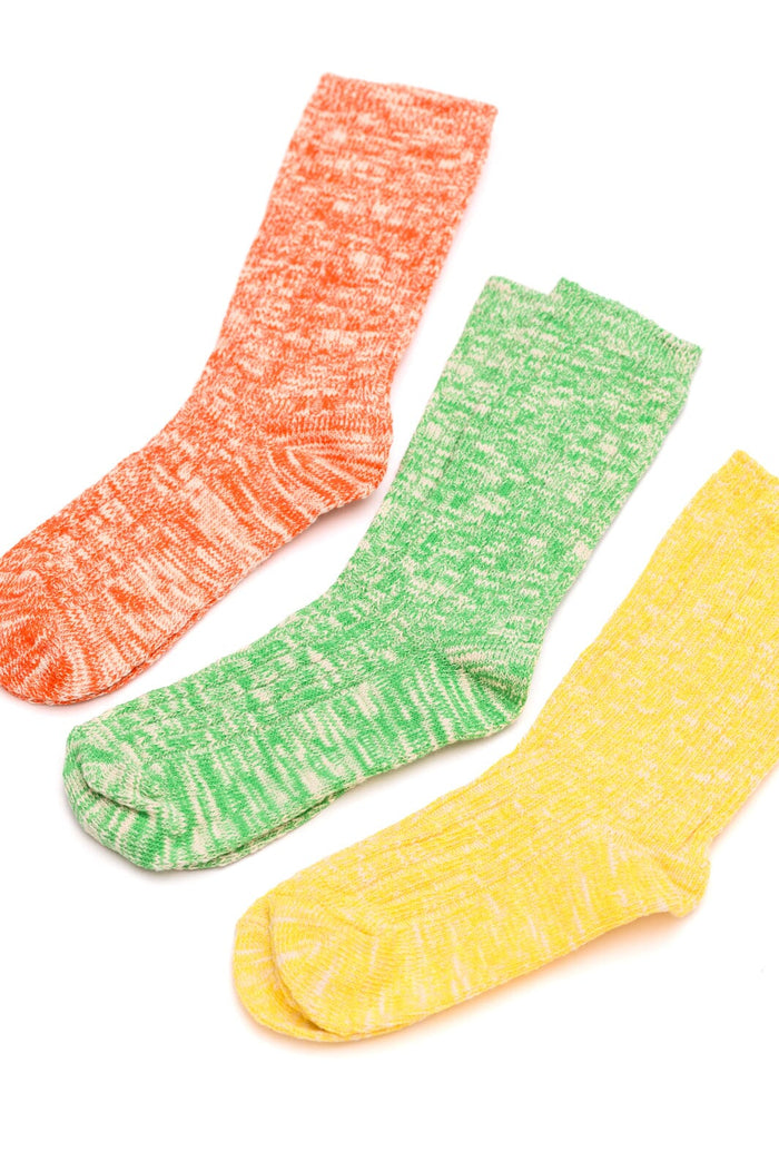 Sweet Heathered Scrunch Socks Set of 3 Pairs Socks Ave Shops 