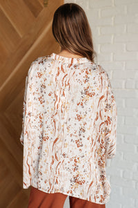 Take a Chance Mixed Print Top Tops Ave Shops 