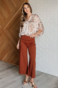 Take a Chance Mixed Print Top Tops Ave Shops 