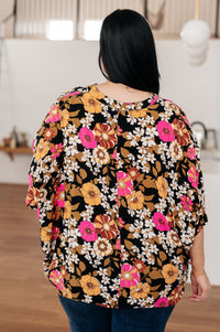 Take Another Chance Floral Print Top Womens Ave Shops 