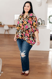 Take Another Chance Floral Print Top Womens Ave Shops 