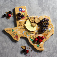 Texas Cutting Board with Artwork By Fish Kiss Home & Decor Totally Bamboo 
