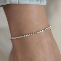 The Sis Kiss Ibiza Anklet Silver (water resistant) Anklet The Sis Kiss 