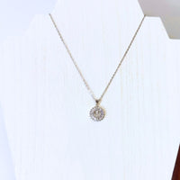 The Sis Kiss Mini Radiant Initial Necklace Silver - I Necklace The Sis Kiss 