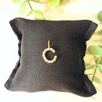 The Sis Kiss Standout Initial Charms Gold - C Necklace Charm The Sis Kiss