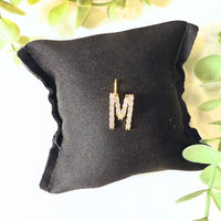 The Sis Kiss Standout Initial Charms Gold - M Necklace Charm The Sis Kiss 