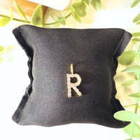 The Sis Kiss Standout Initial Charms Gold - R Necklace Charm The Sis Kiss 