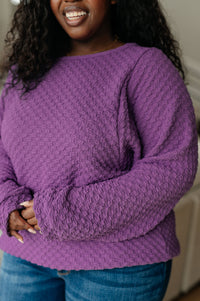 Thought It Over Textured Pullover Womens Ave Shops 