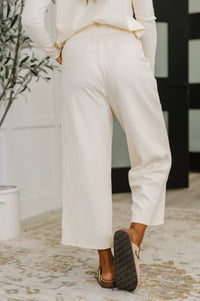 Thyme Culottes in Cream Womens Ave Shops 