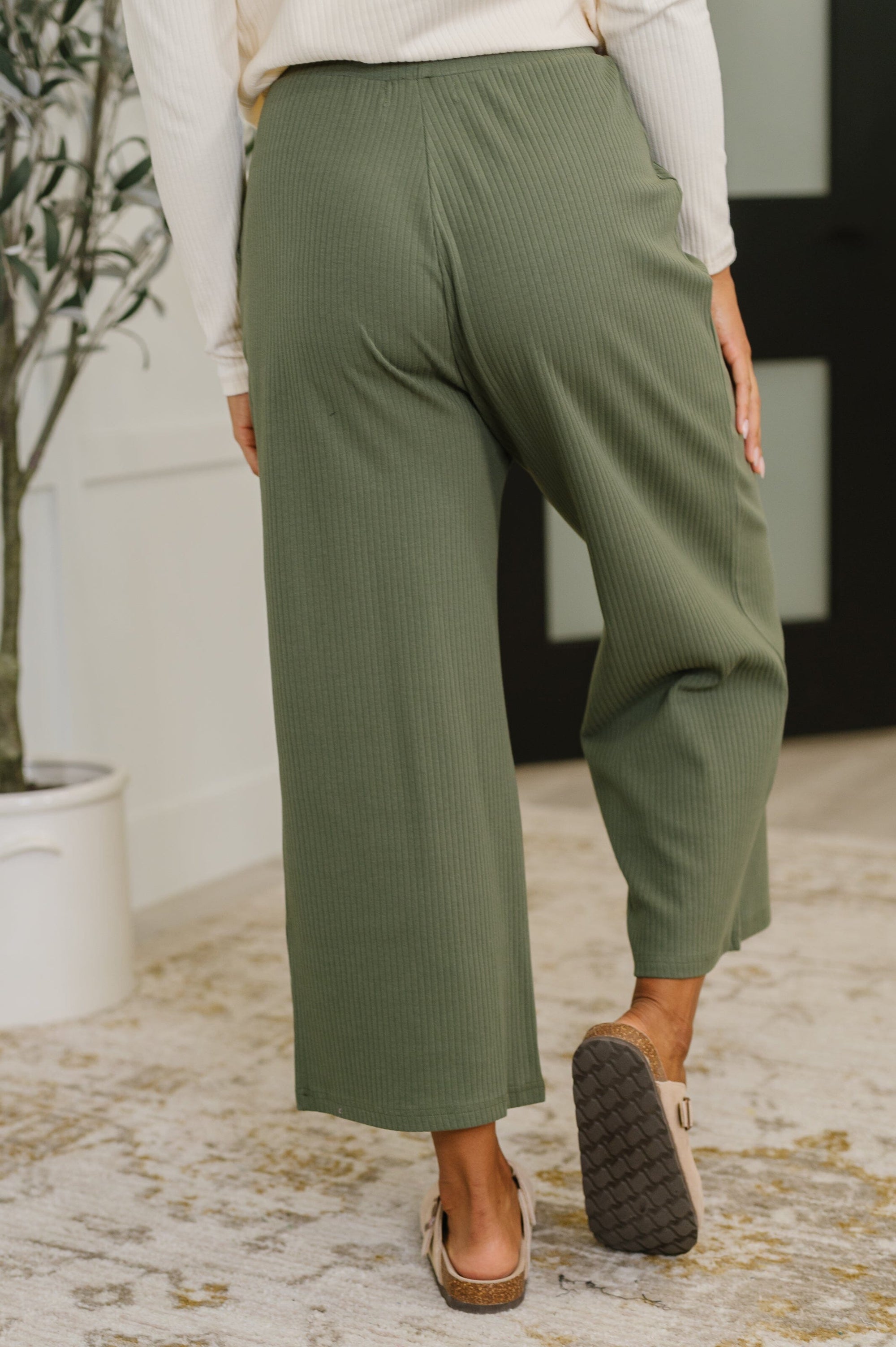 Thyme Culottes in Dusty Pine Womens Ave Shops 