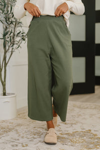 Thyme Culottes in Dusty Pine Womens Ave Shops 