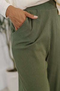 Thyme Culottes in Dusty Pine Womens Ave Shops 