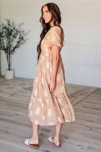Trusting My Intuition Balloon Sleeve Dress in Camel Dresses Ave Shops 