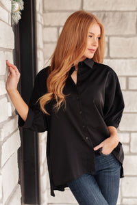 Turned Out Perfect Oversized Button Down Shirt Womens Ave Shops 