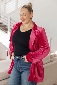 Verity Velvet Blazer Womens Ave Shops 