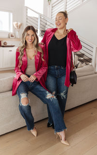 Verity Velvet Blazer Womens Ave Shops 