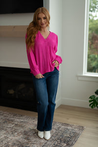 Very Refined V-Neck Blouse Womens Ave Shops 