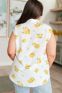 When Life Gives You Lemons Sleeveless Blouse Tops Ave Shops 