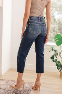 Whitney High Rise Distressed Wide Leg Crop Jeans Womens Ave Shops 