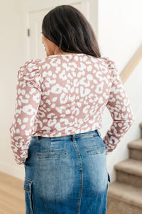 Wild Weekend Animal Print Top Womens Ave Shops 