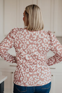 Wild Weekend Animal Print Top Womens Ave Shops 