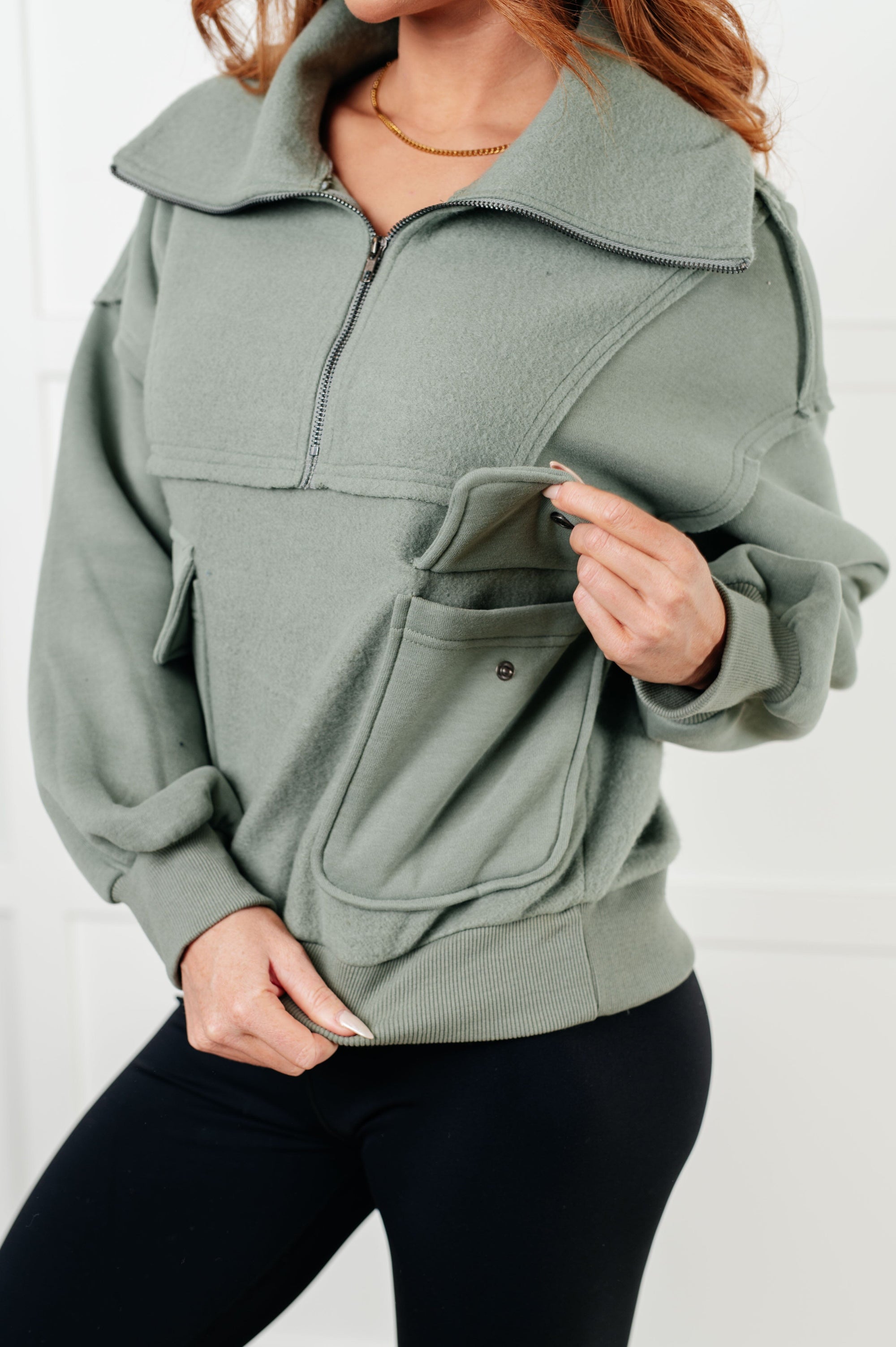 Winter is Coming Fleece Collared Pullover Tops Ave Shops 