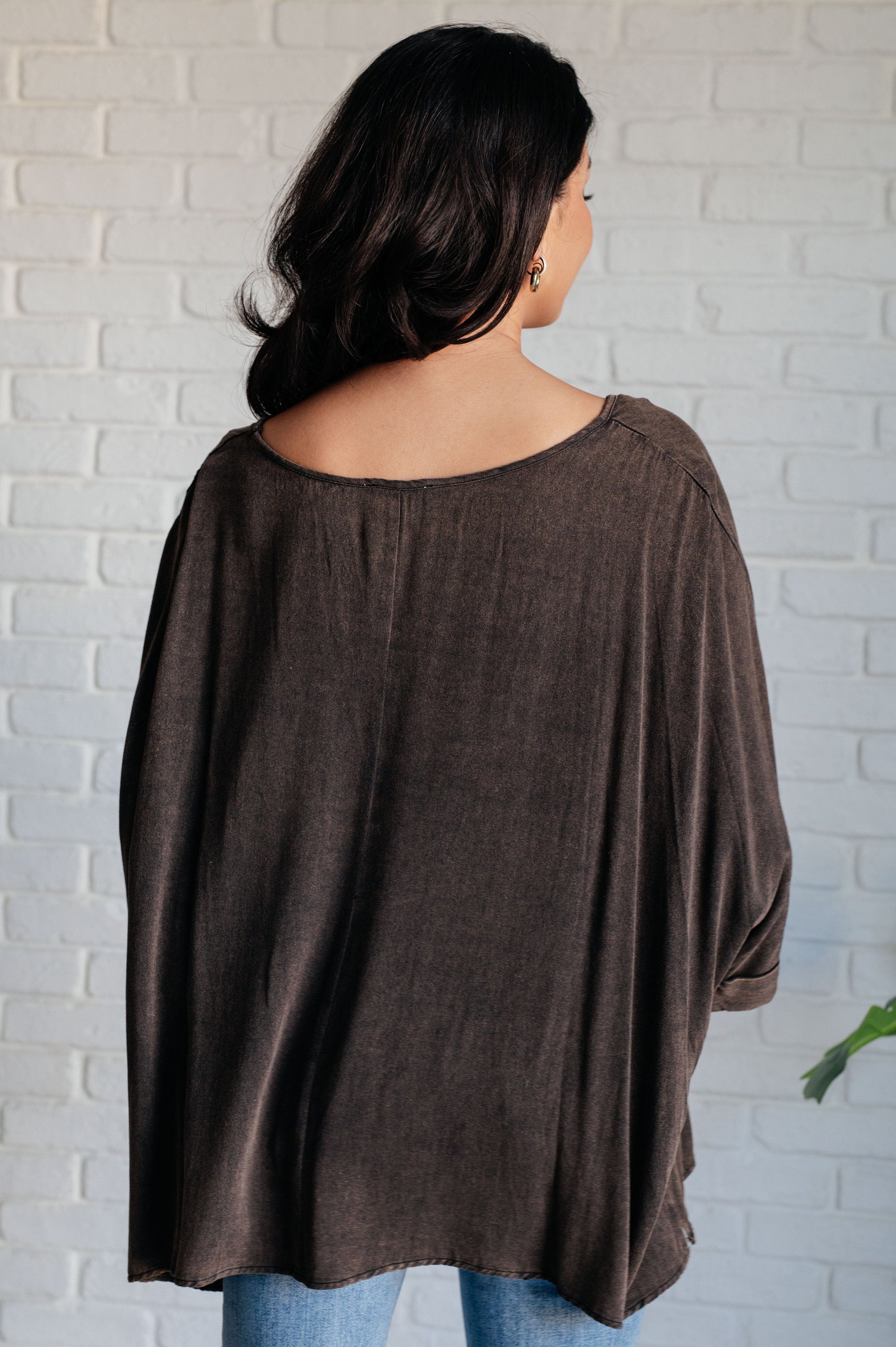 Wishy Washy Mineral Washed Oversized Top Tops Ave Shops 